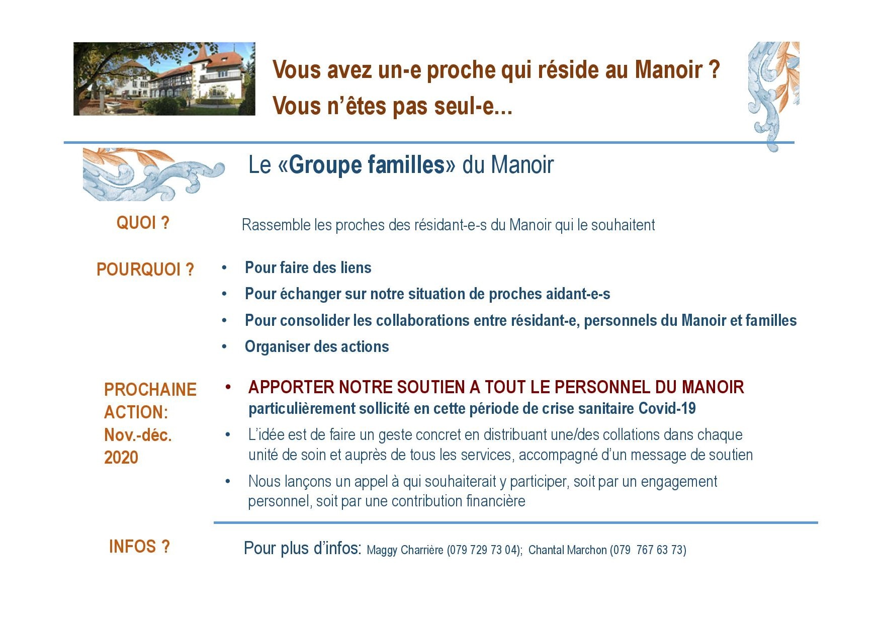 Image Le "Groupe familles" du Manoir